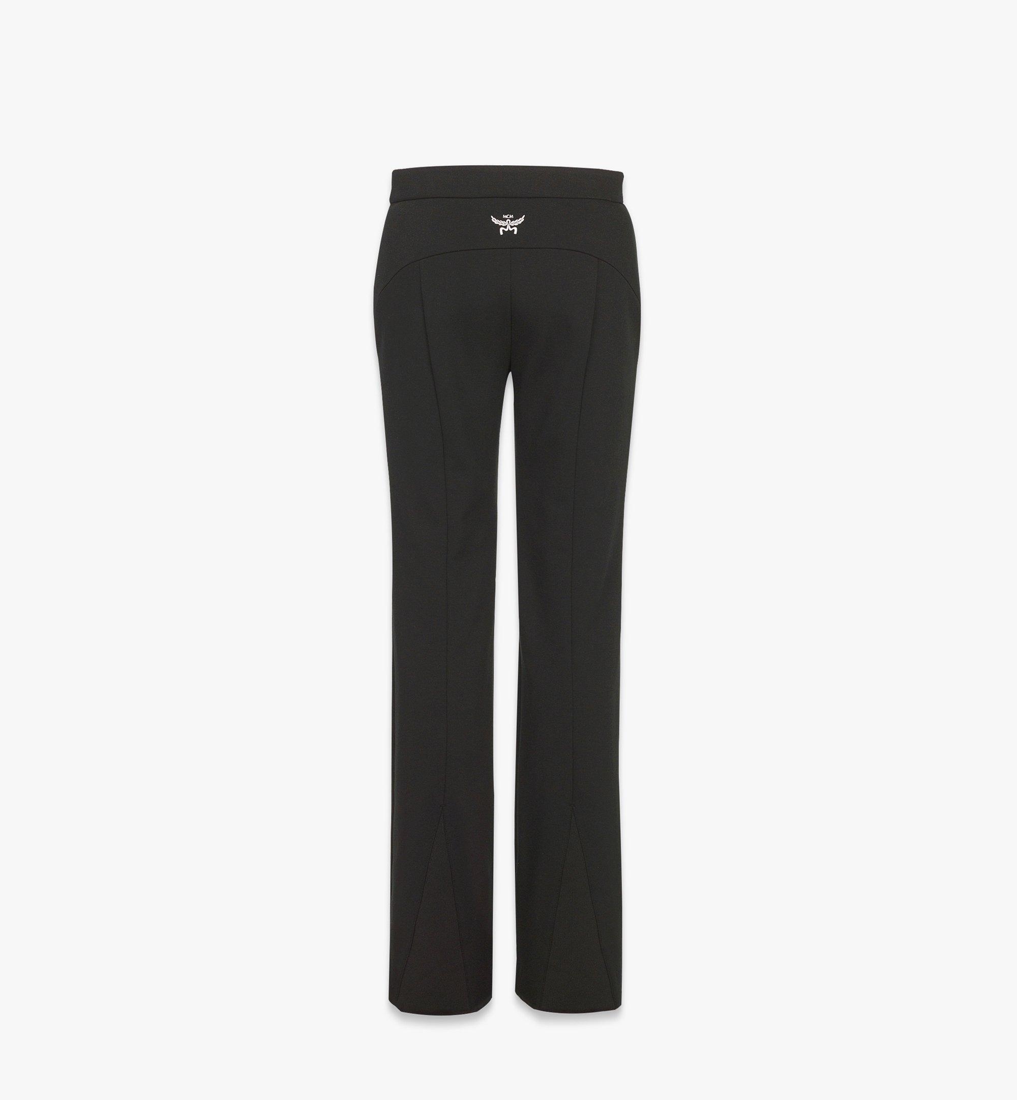 Logo Embroidered Ponte Pants - 3