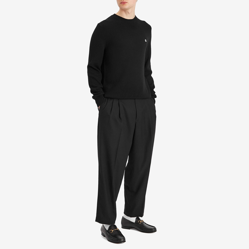 GUCCI Gucci Monogram Wool Cashmere Crew Knit outlook