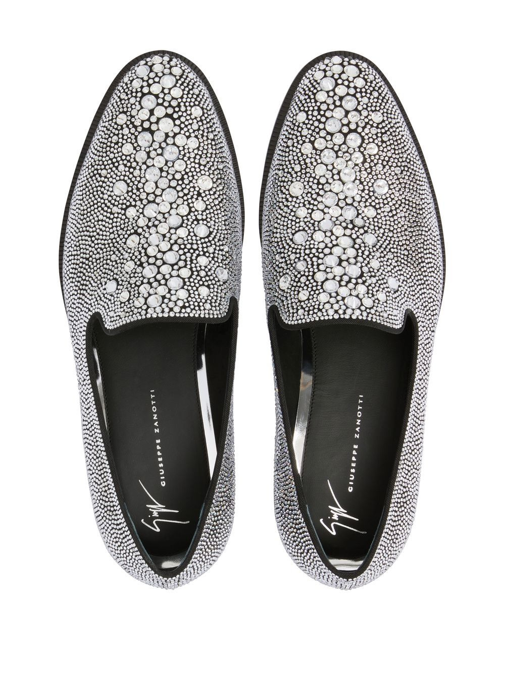 Anthime crystal-embellished loafers - 4