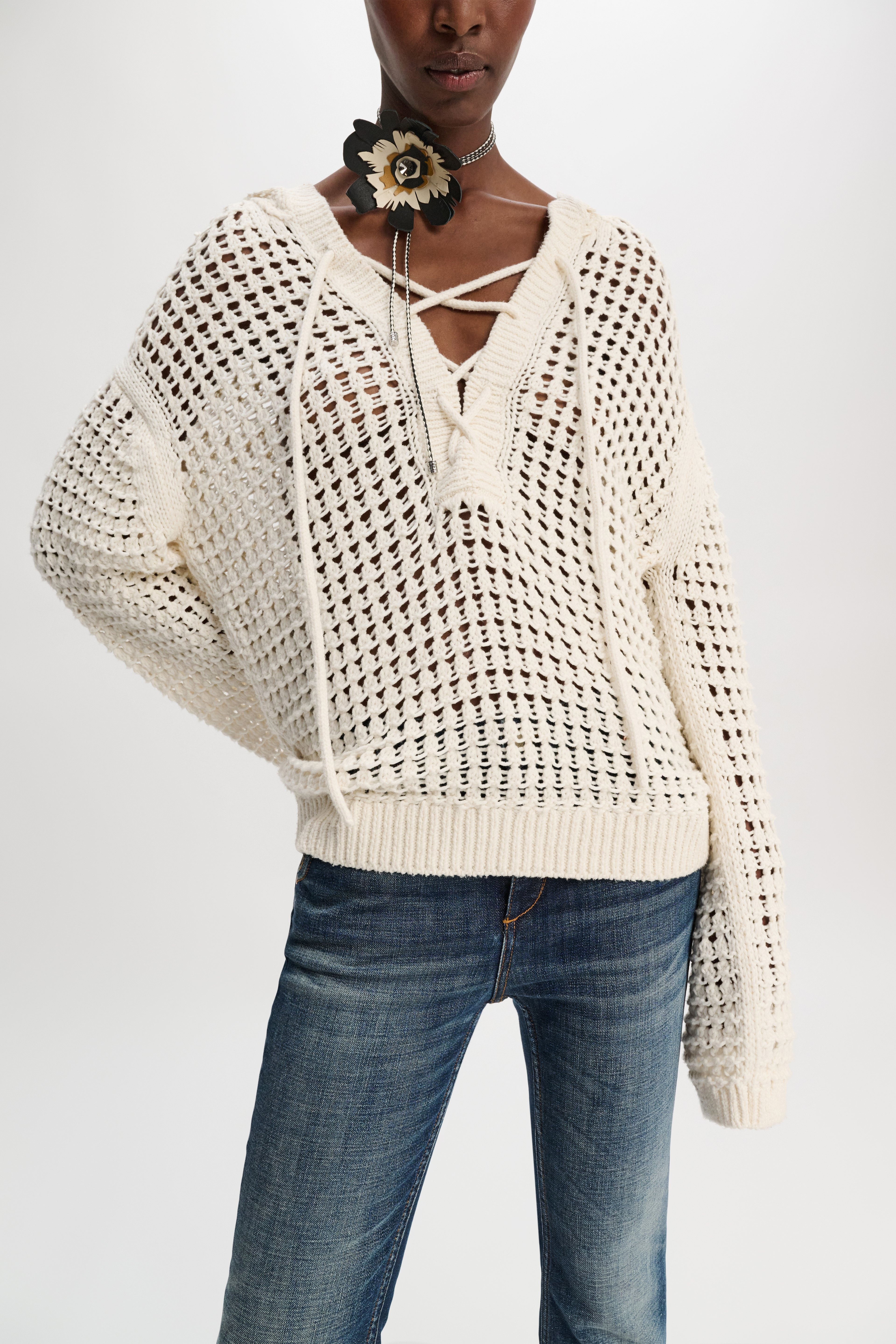 SPORTY CROCHET pullover - 5