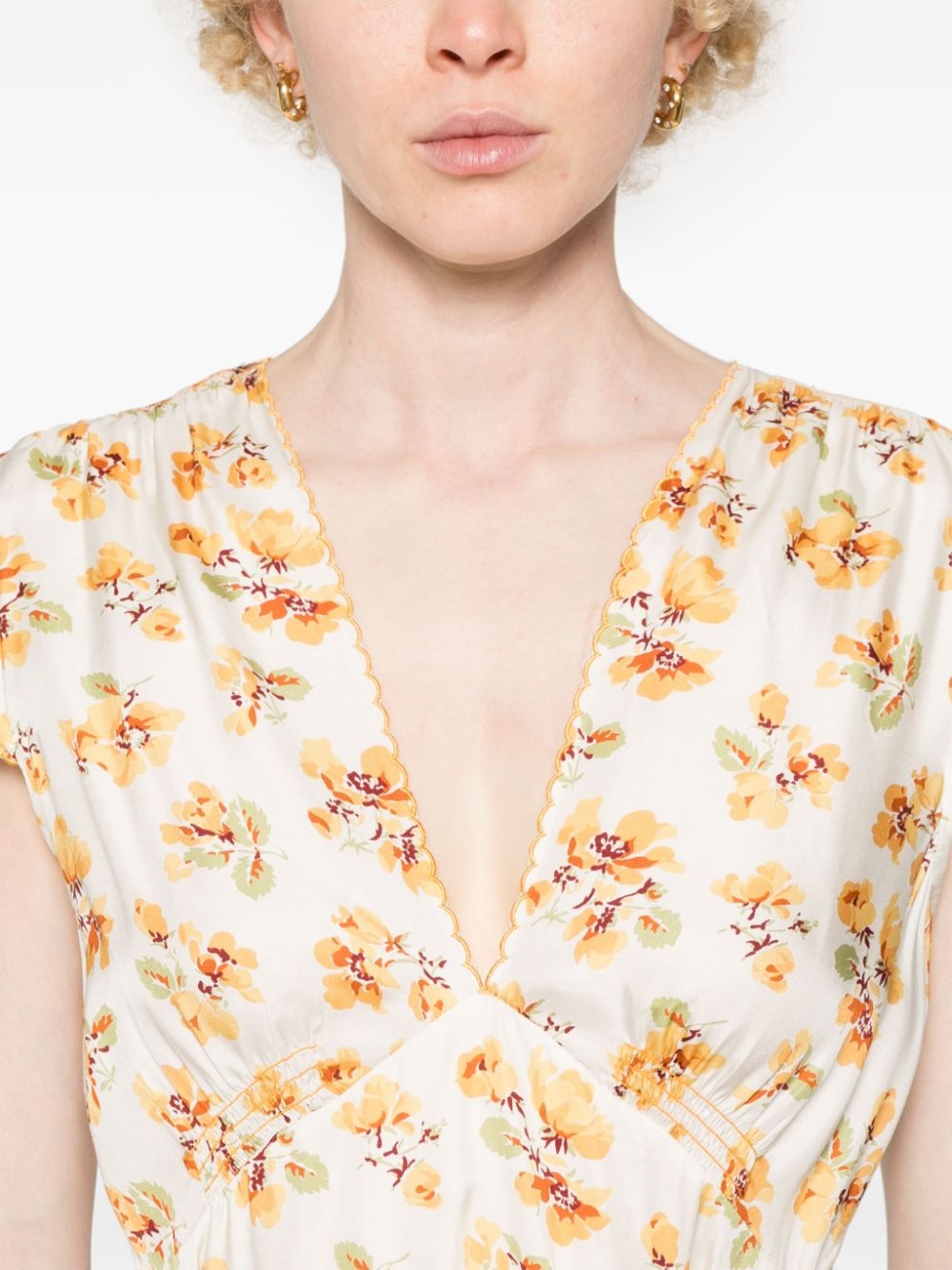 Dianne floral-print dress - 5