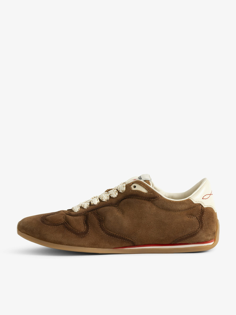 Zadig & Voltaire ZV Suede Dance Sneakers outlook