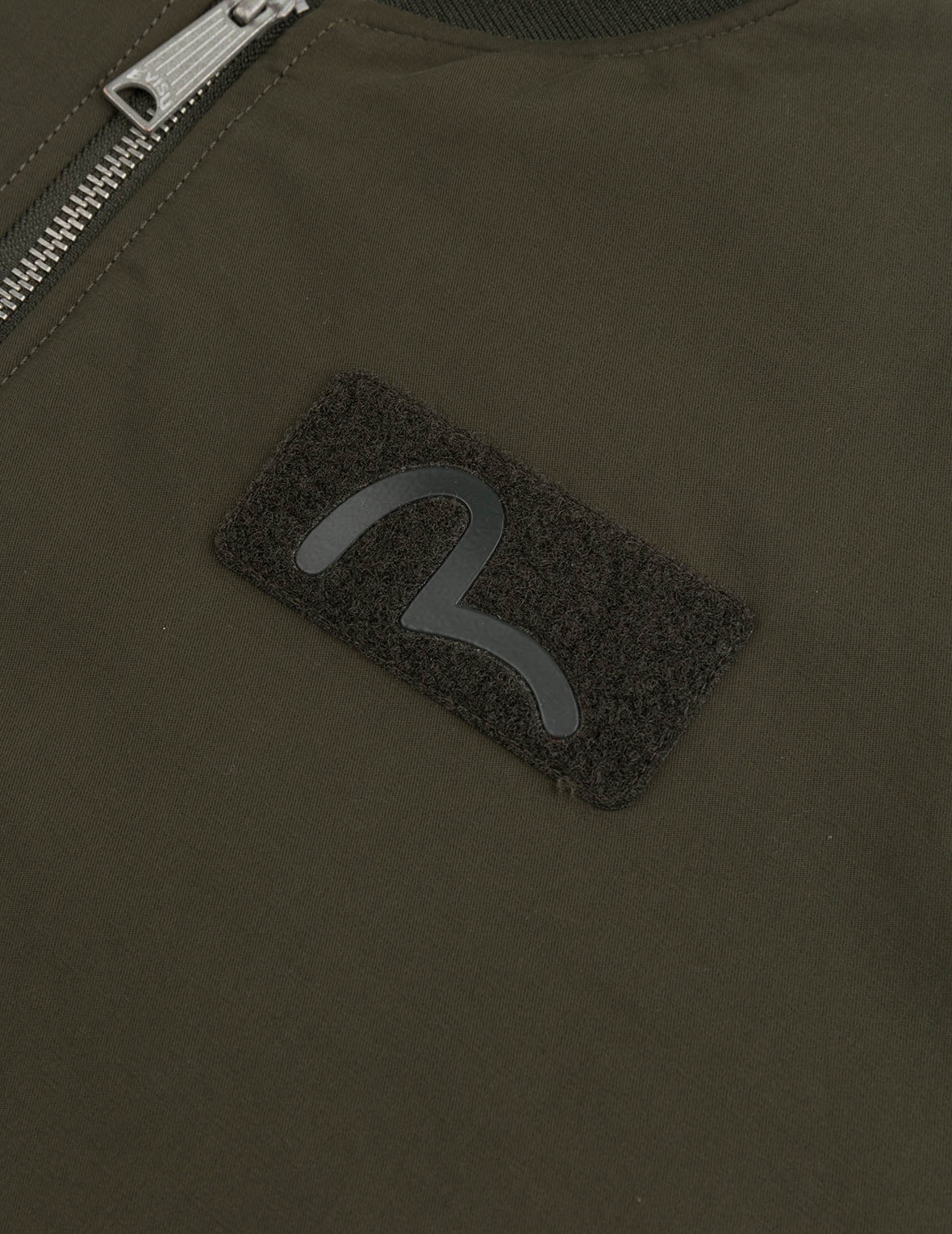 E and Seagull Appliqué Print Regular Fit Bomber Jacket - 7
