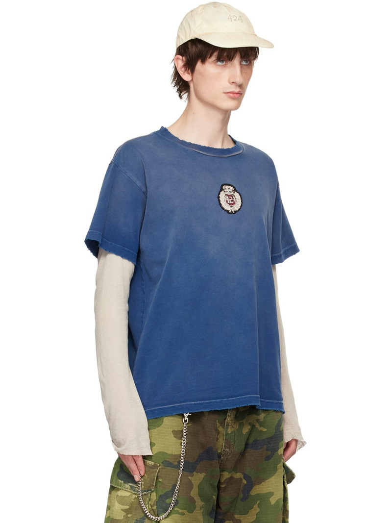 424 Blue Patch T-Shirt outlook
