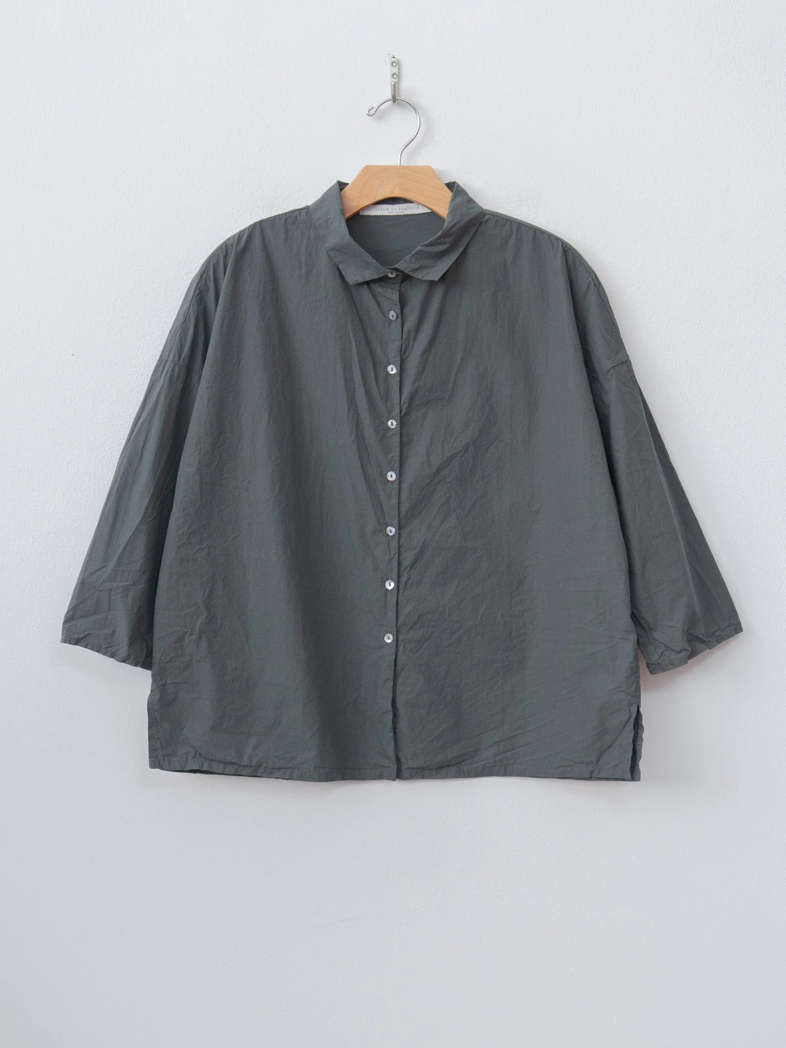 Short Collar Shirt TC - Thyme - 1