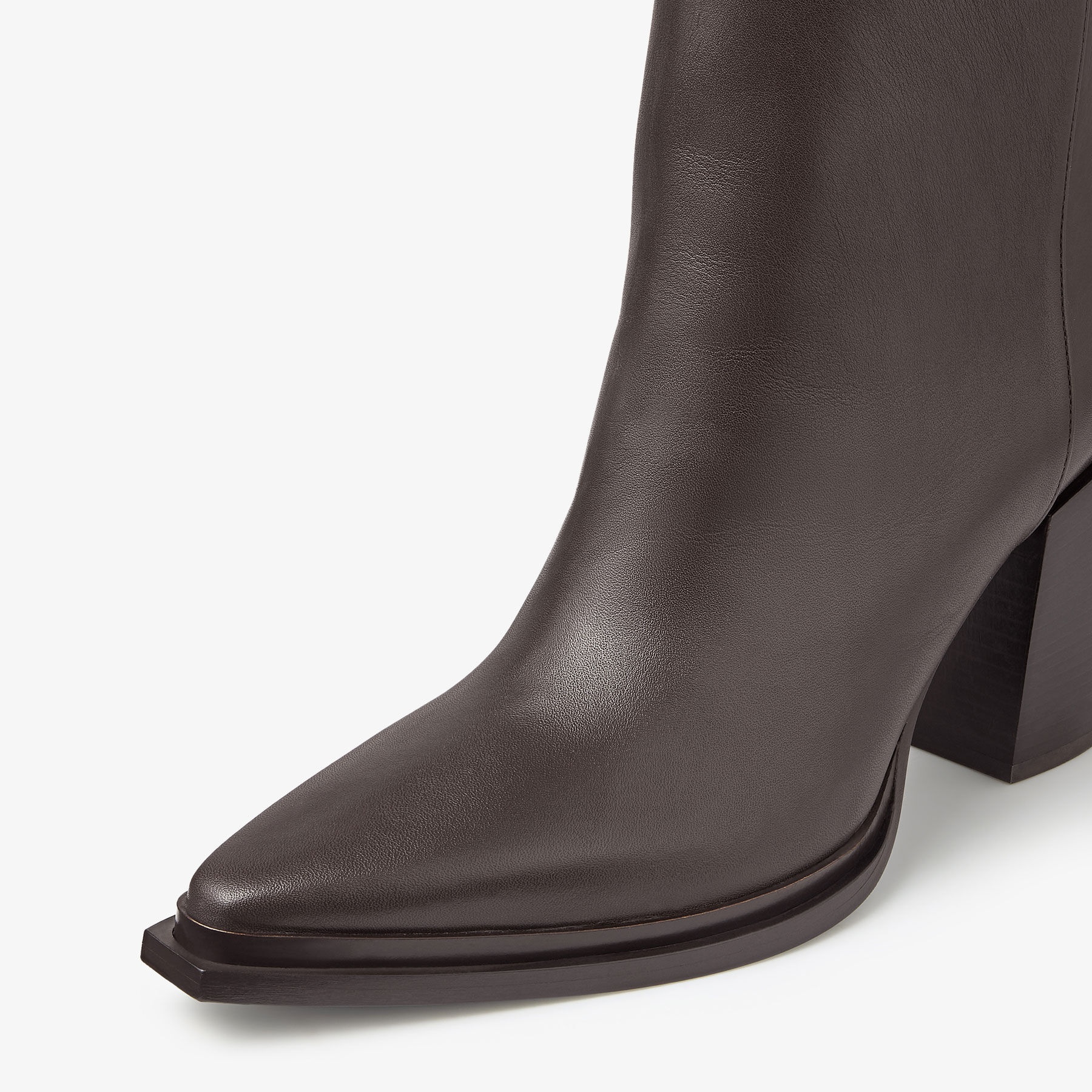 Cece Over The Knee Boot 80
Coffee Leather Over-The-Knee Boots - 3