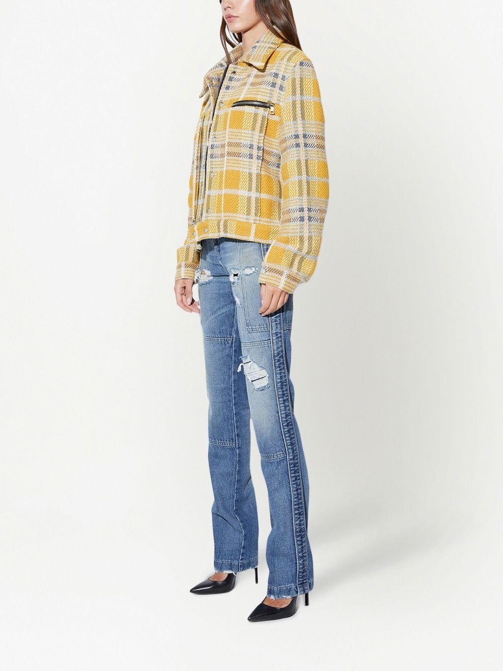 Ivana check bomber jacket - 3