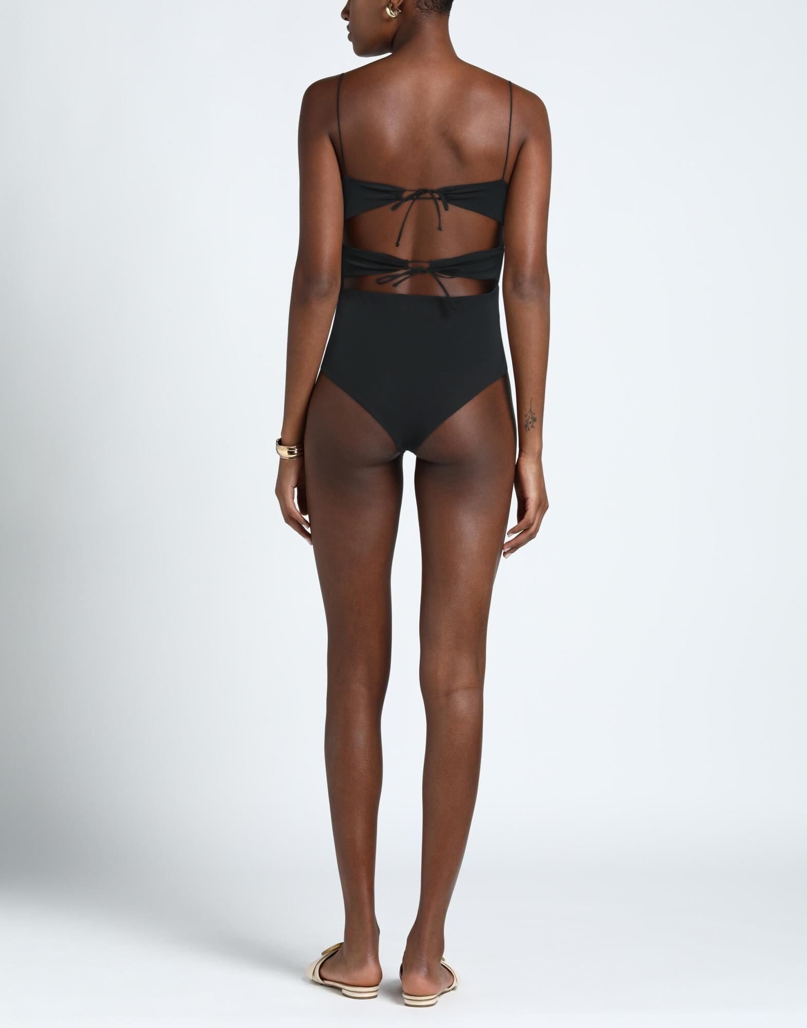 Black Women's One-piece Swimsuits - 3