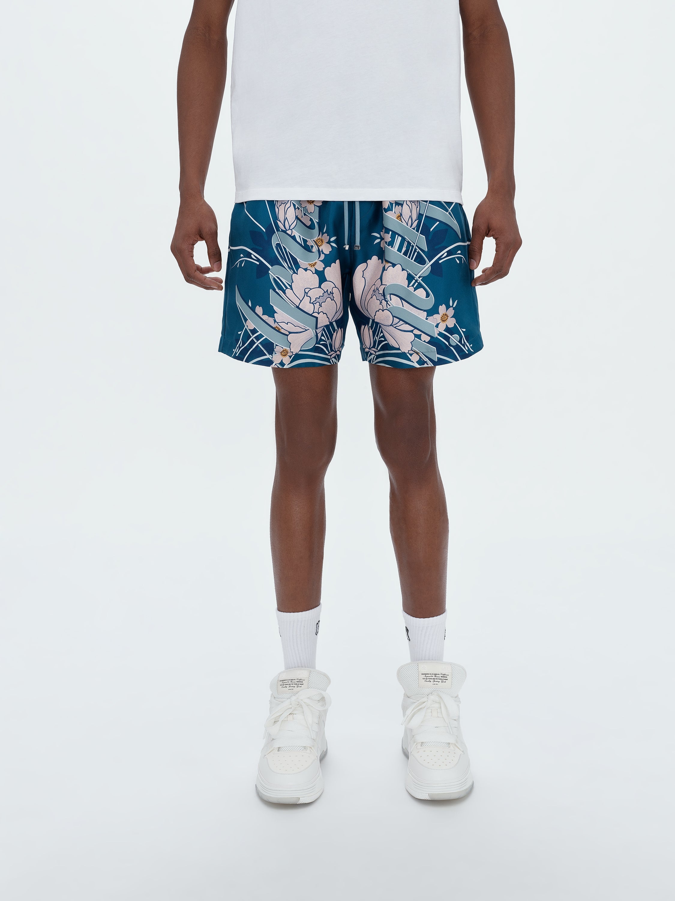 FLORAL DRAWSTRING SHORT - 3