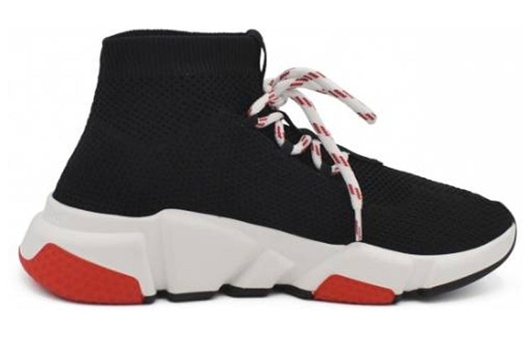 (WMNS) Balenciaga Speed 2.0 Sneakers 'Black White Red' 525723W07U01000 - 2