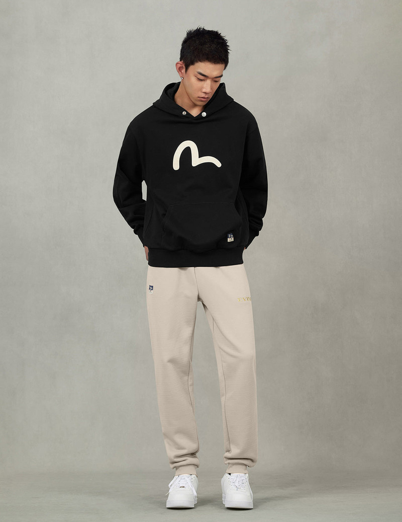 Seagull Print Relax Fit Hoodie 5