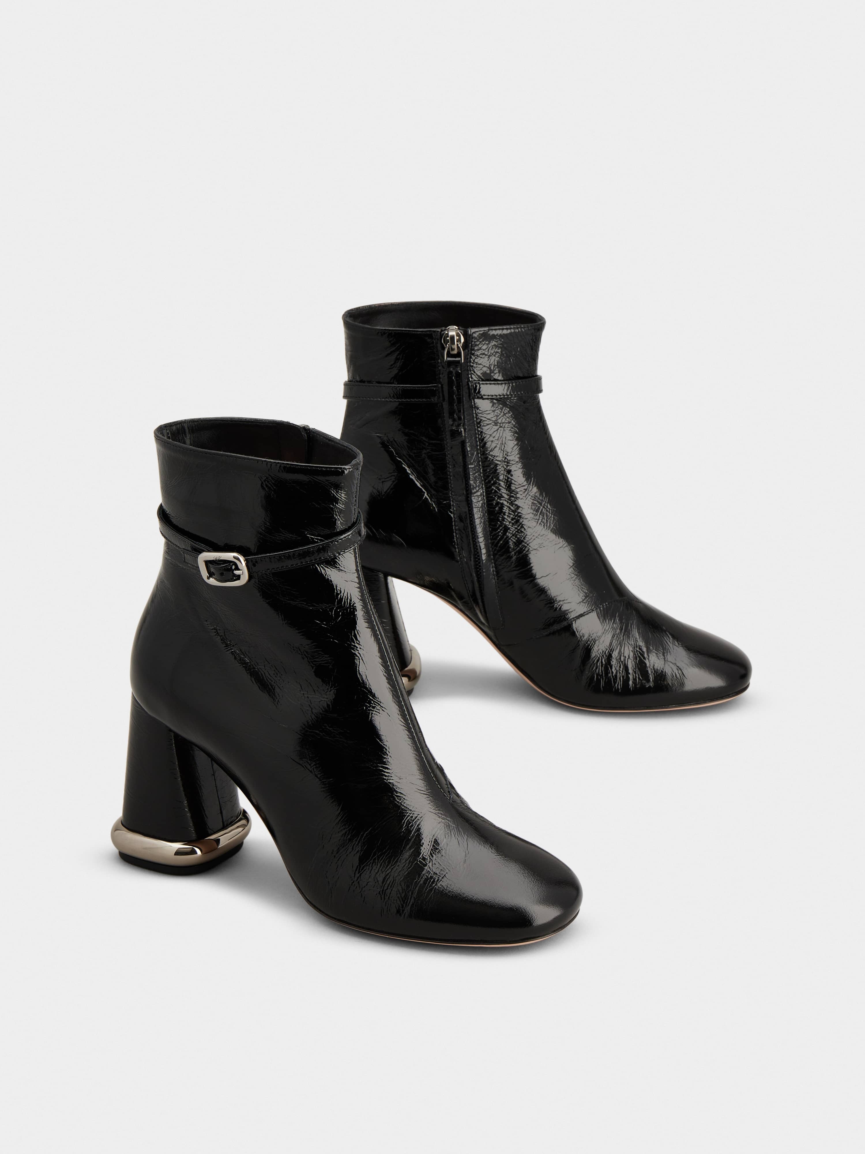 Viv' Podium Booties in patent leather - 2