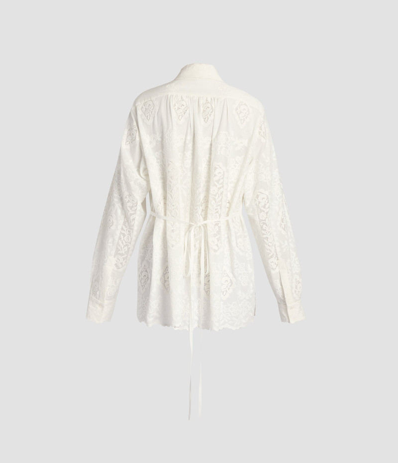 EMBROIDERED COTTON LONG SLEEVE SHIRT 3