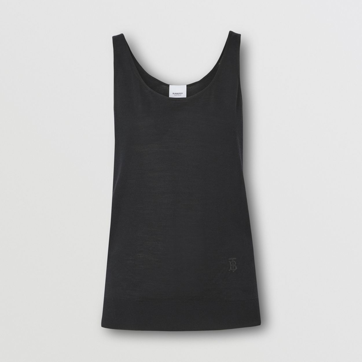 Monogram Motif Wool Silk Cashmere Vest - 1