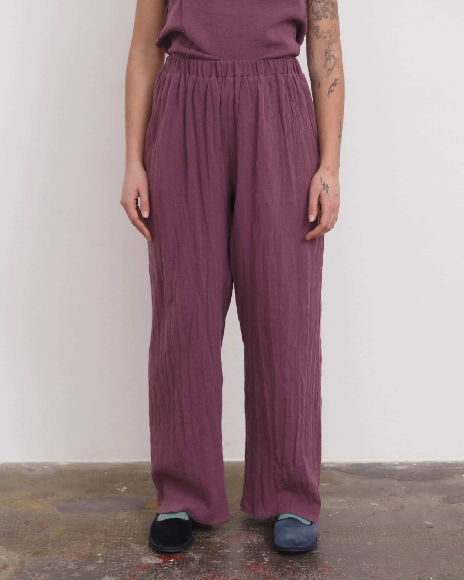 Folio Pants - Crinkle Linen - 1