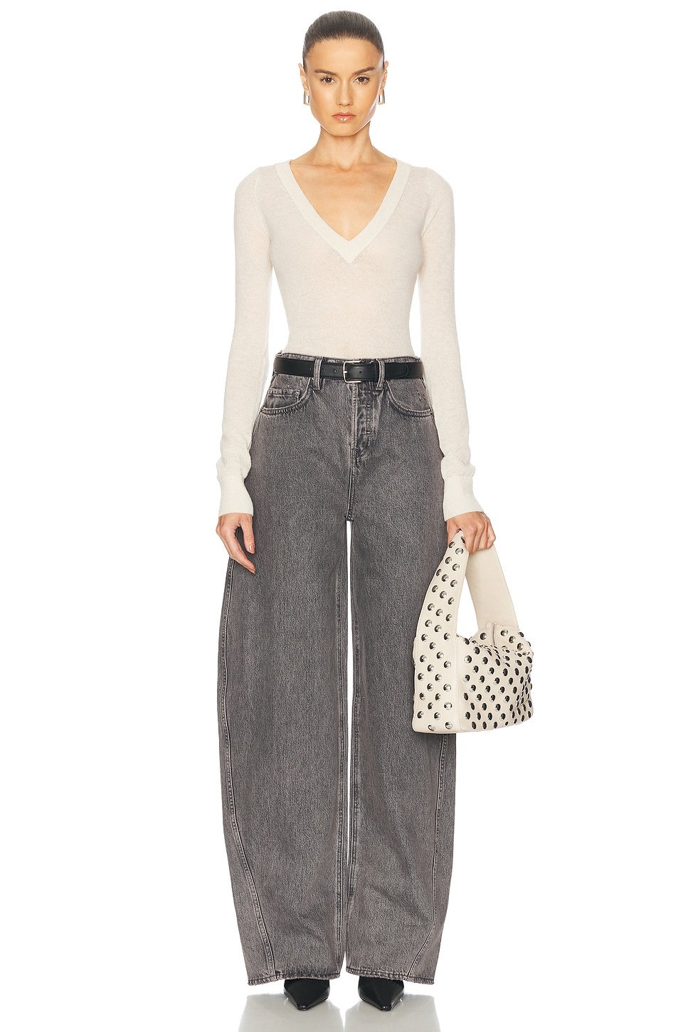 x Emily Gemma Paola Barrel Leg Jean - 5