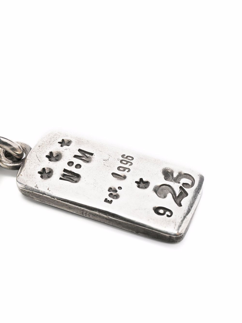 Werkstatt München engraved hammered keyring outlook
