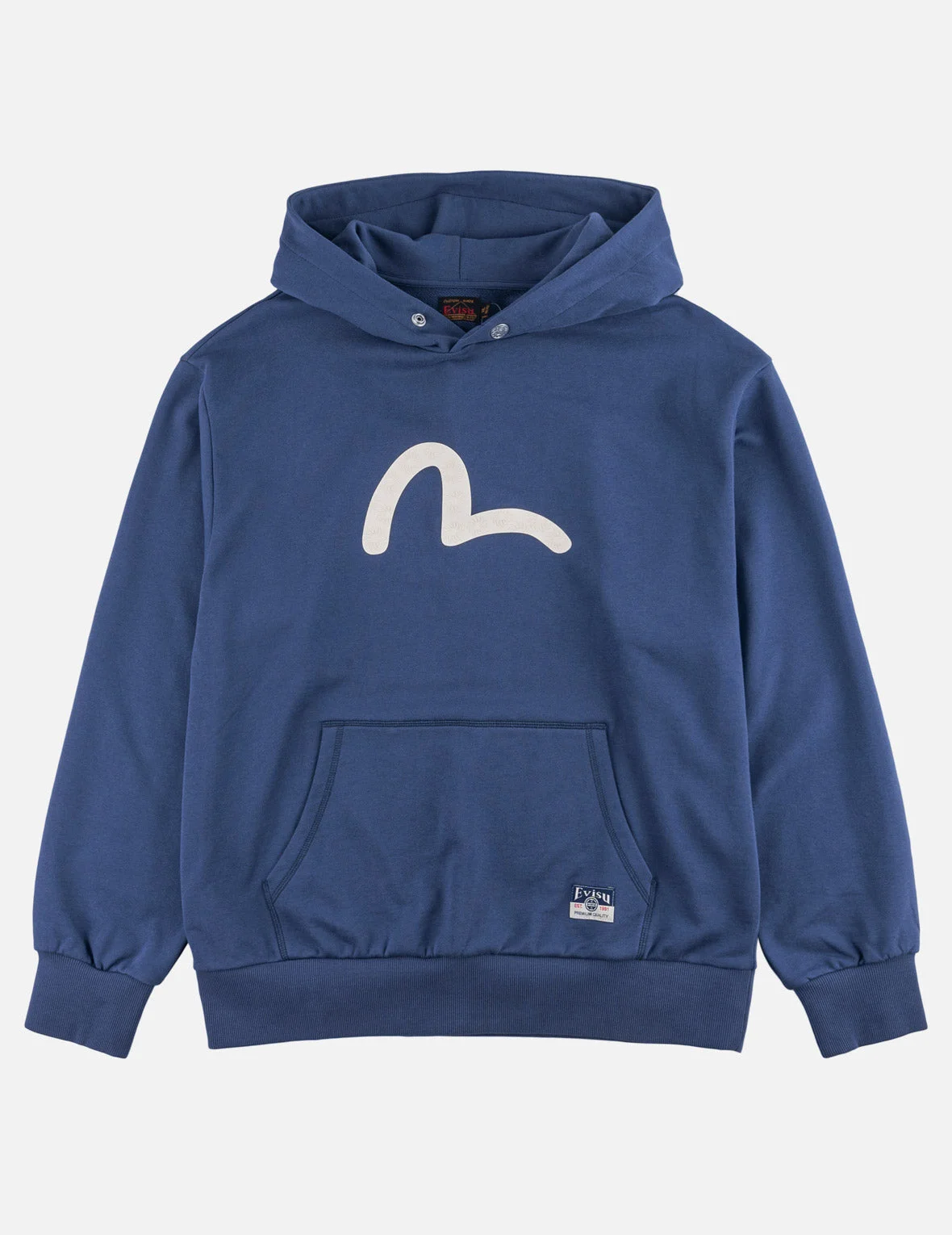 3D-Pattern-Filled Seagull Hoodie - 1