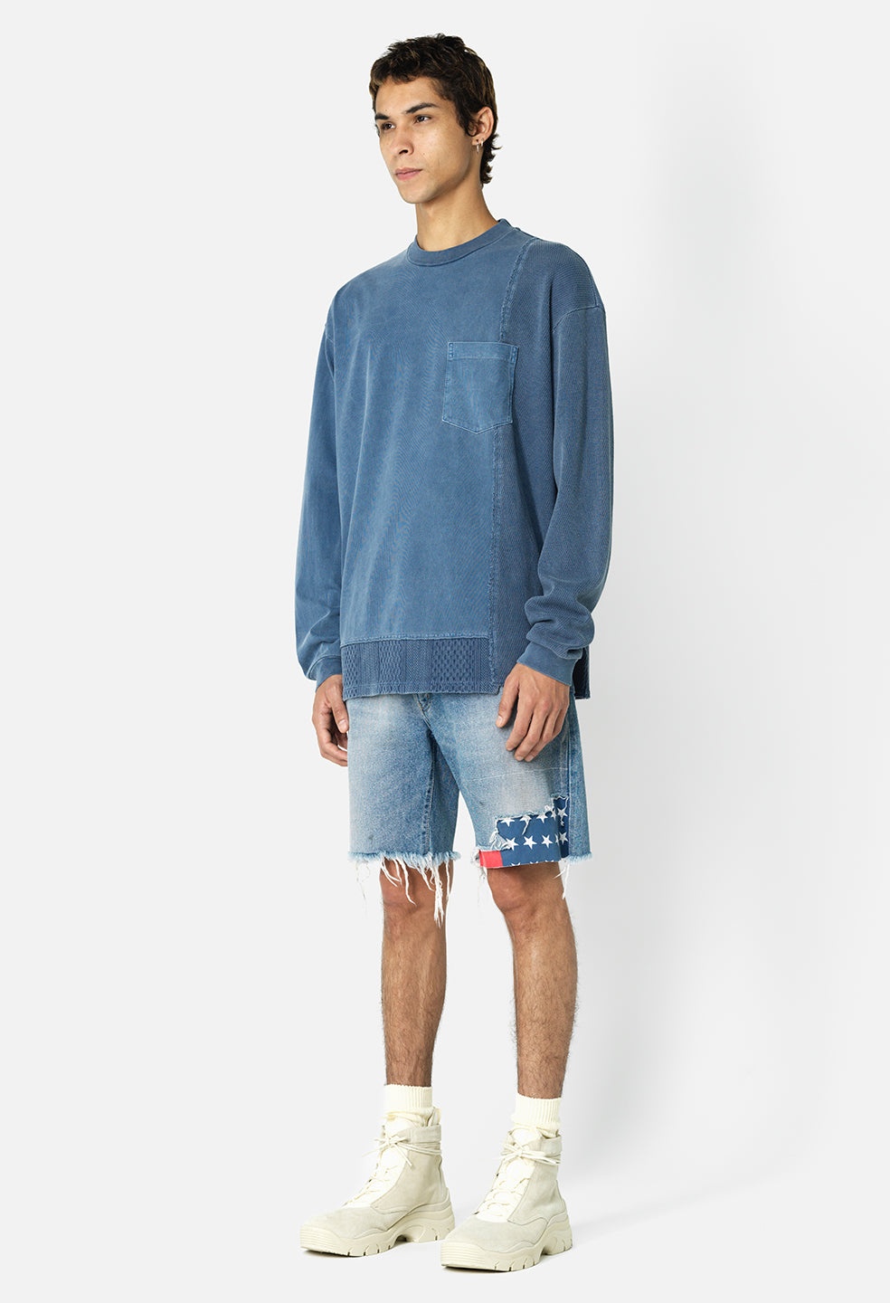 RECONSTRUCTED LS TEE - 5