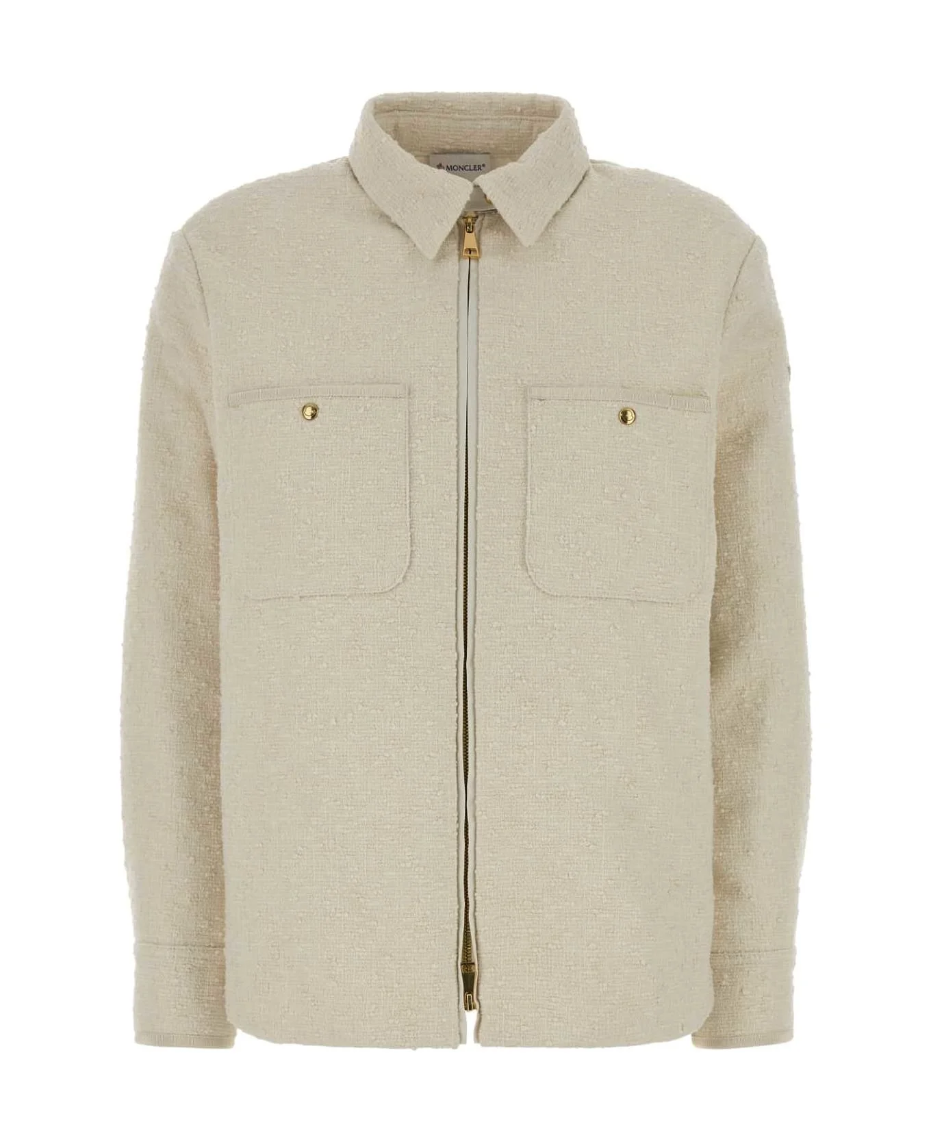 Ivory Bouclã© Down Jacket - 1