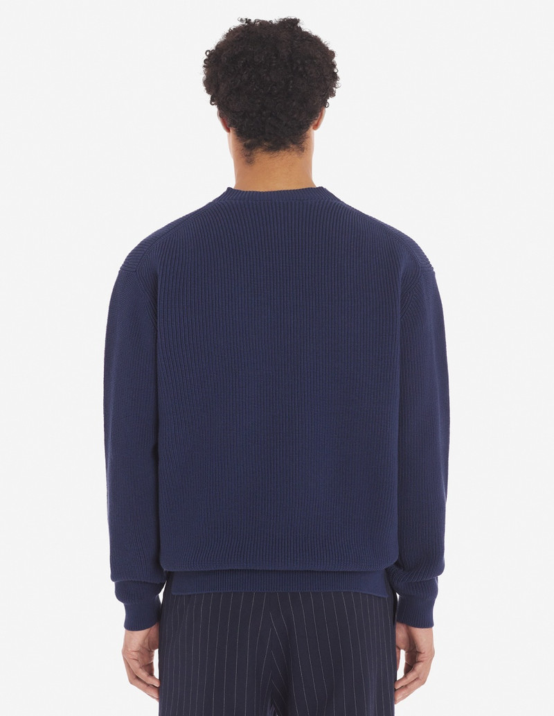 BOLD FOX HEAD PATCH COMFORT RIBBED CARDIGAN 5