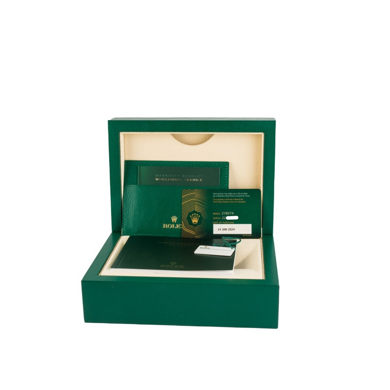 Ladies Rolex Datejust Ref 278274 Silver Diamond Dial - 4