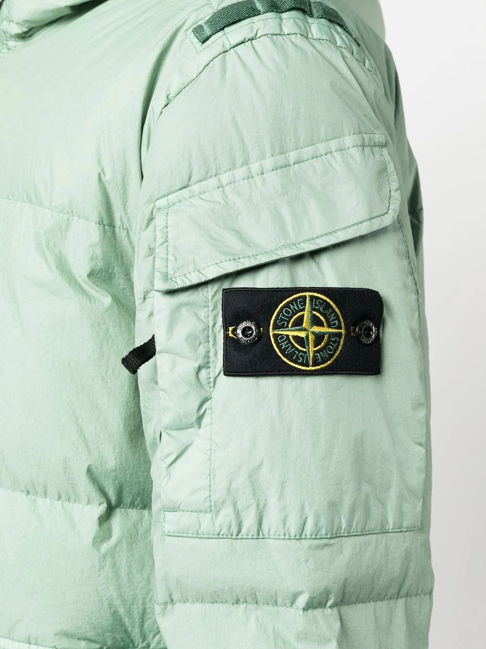 Compass-patch padded jacket - 5