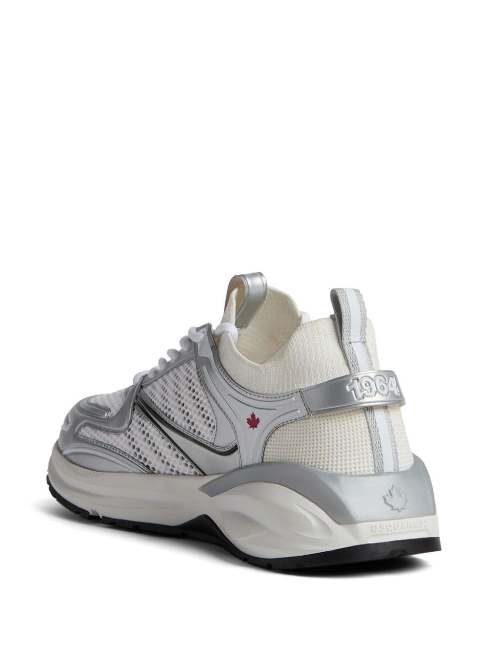 Dash panelled mesh sneakers - 3