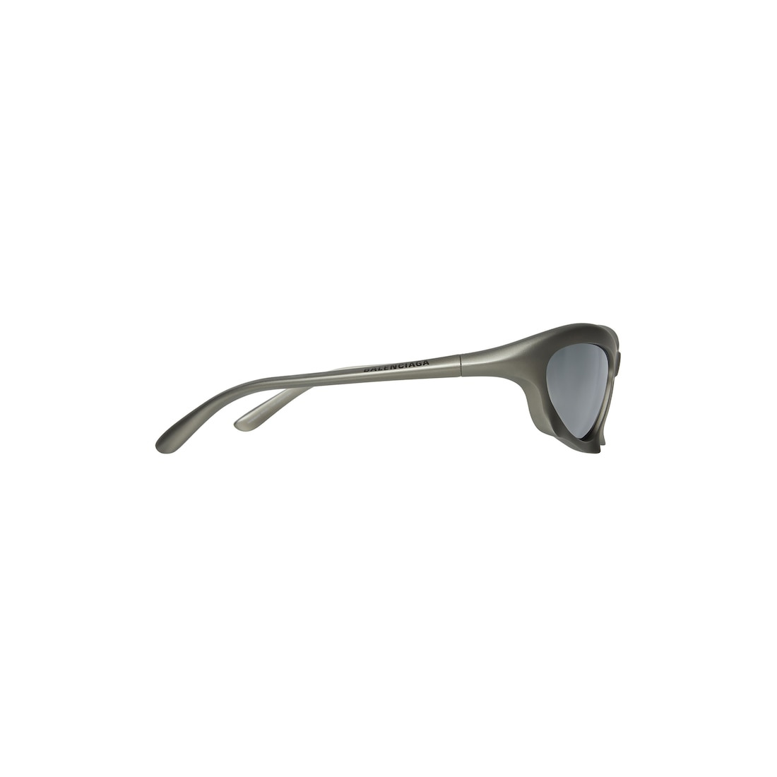 Bat Rectangle Sunglasses in Silver - 2