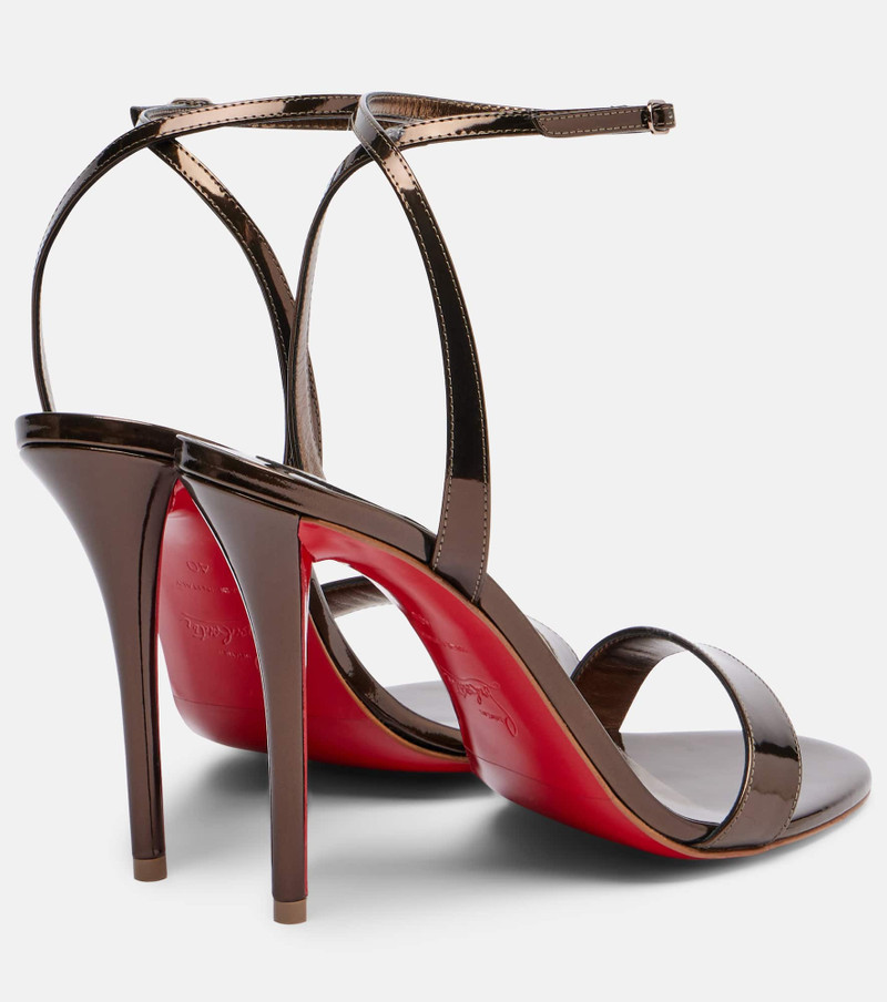 Christian Louboutin Miss Z 100 leather sandals outlook