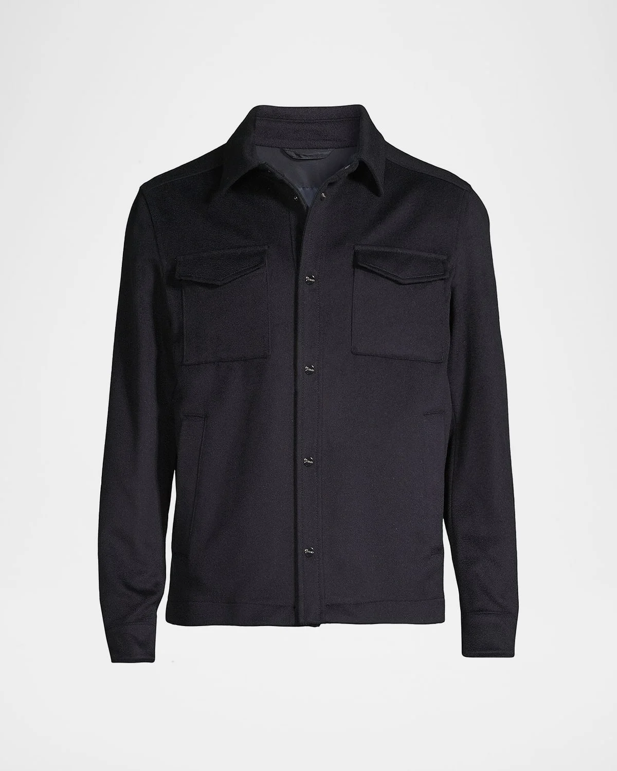 Men's Wool and Cashmere Shirt - 1