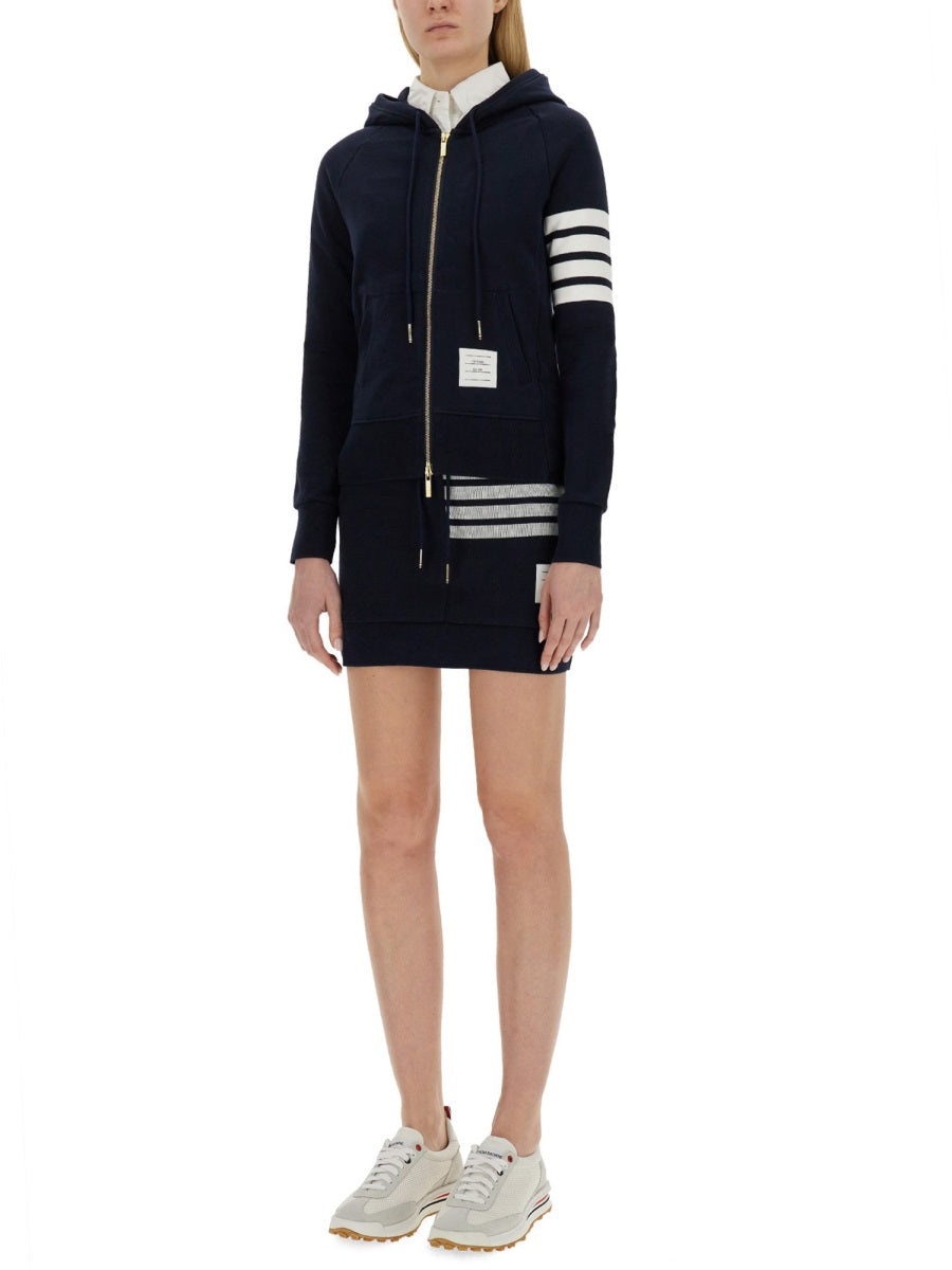Thom Browne Women Zipper Hoodie - 2