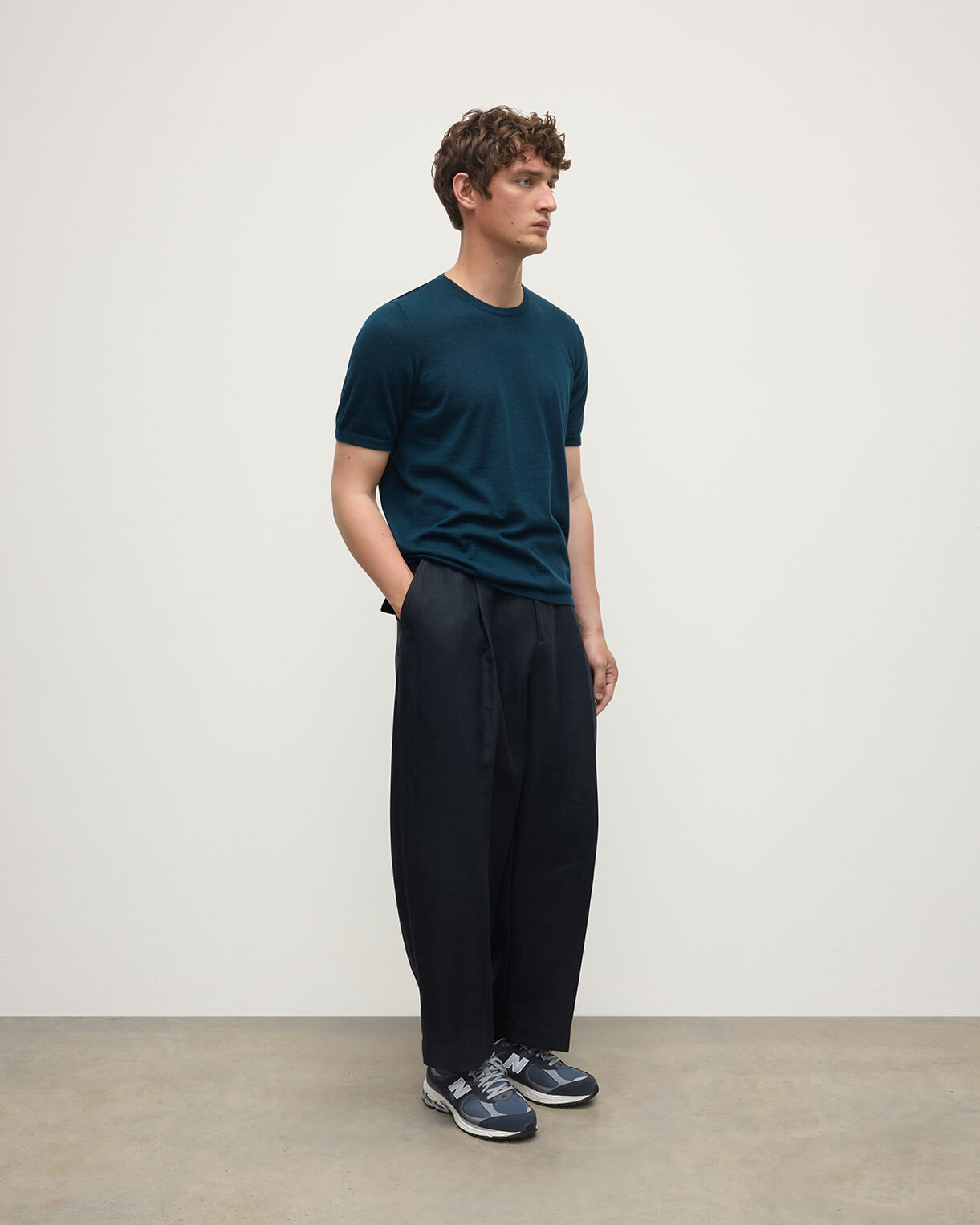 Green Superfine Cashmere T-Shirt - 3