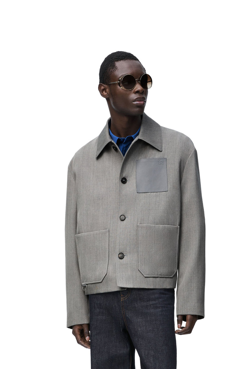 Workwear jacket in wool 3