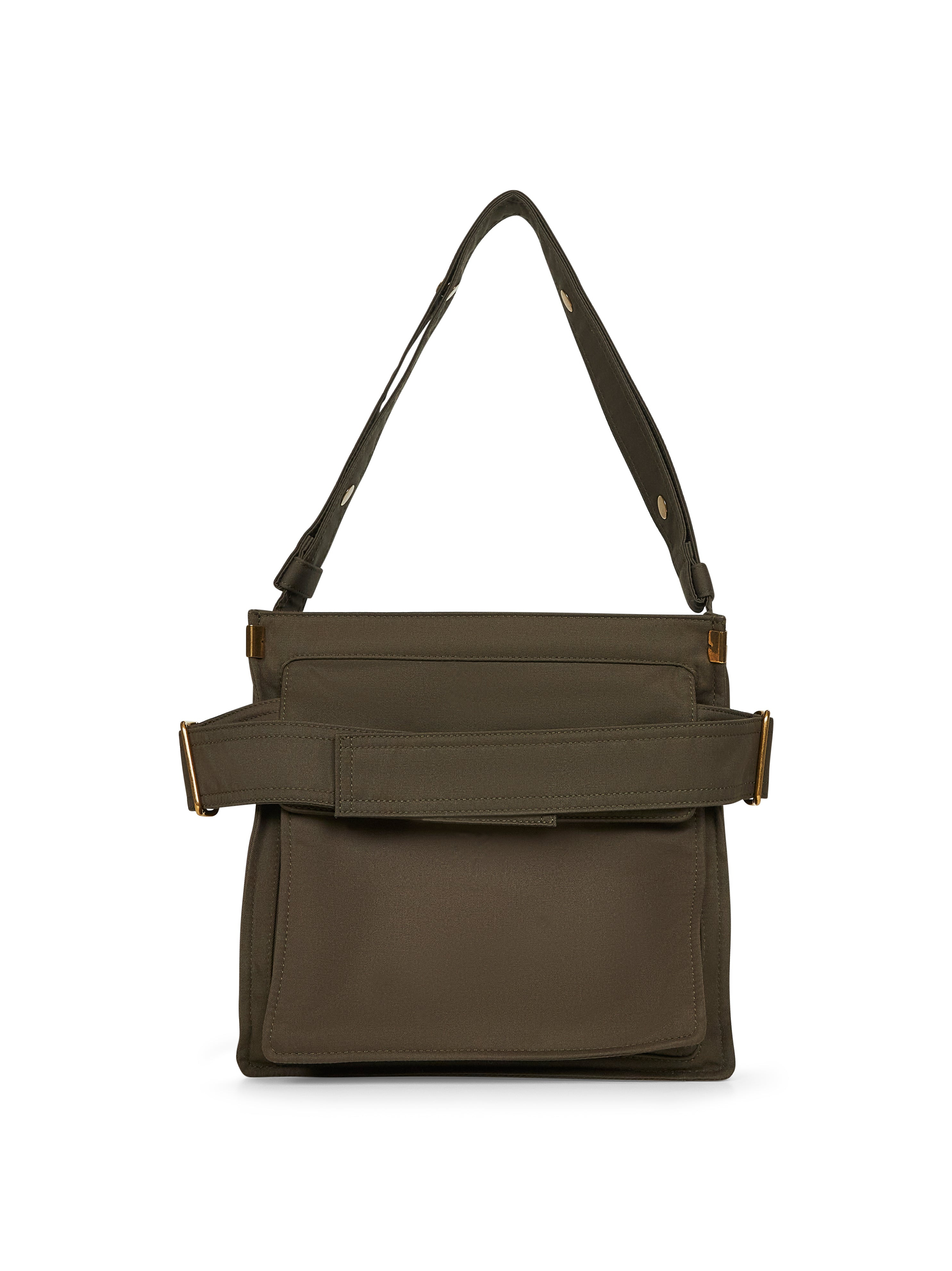 Burberry Men Green Small Trench Tote Crossbody Bag - 3