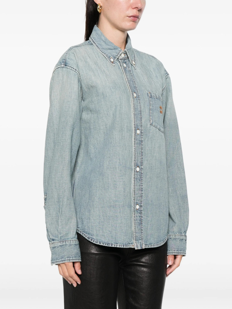 Miu Miu Miu Miu Buttoned Chambray Shirt outlook