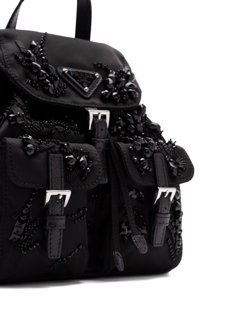 enamel triangle-logo backpack 4
