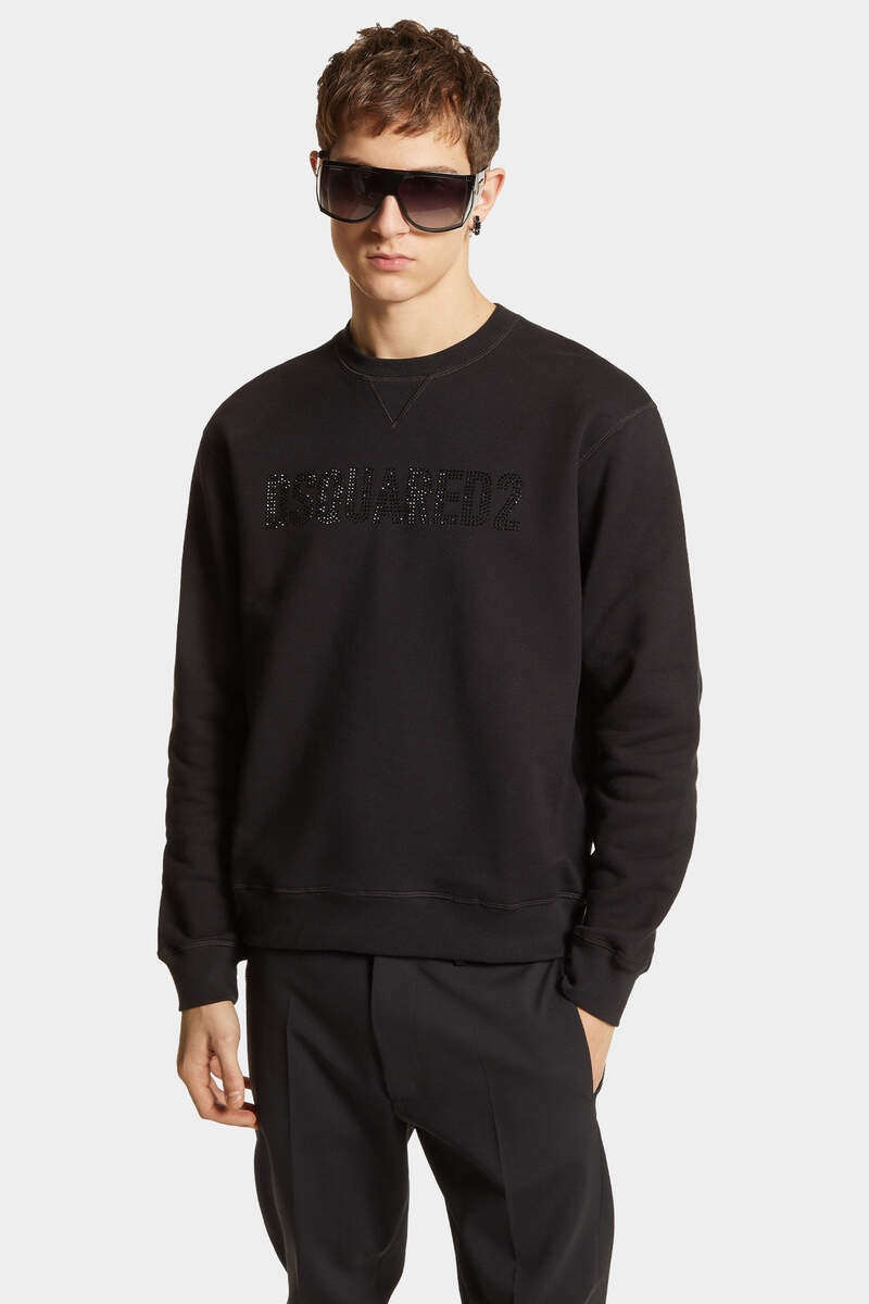 RHINESTONES L LOGO COOL FIT CREWNECK SWEATSHIRT 3