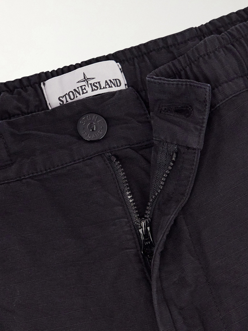 Wide-Leg Cotton Ripstop Cargo Trousers 6