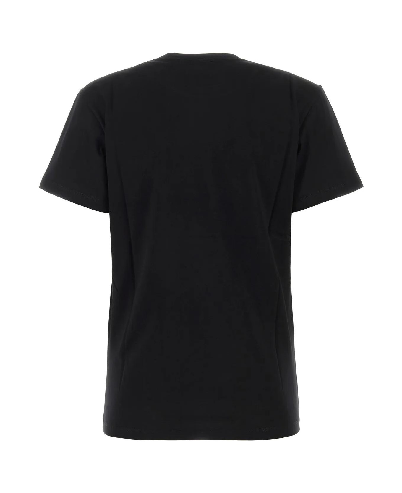 Black Cotton Vidal T-shirt - 2