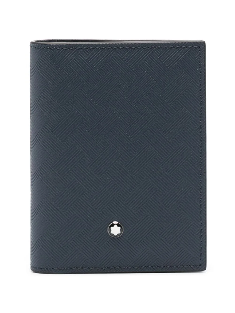 logo-plaque leather wallet - 1