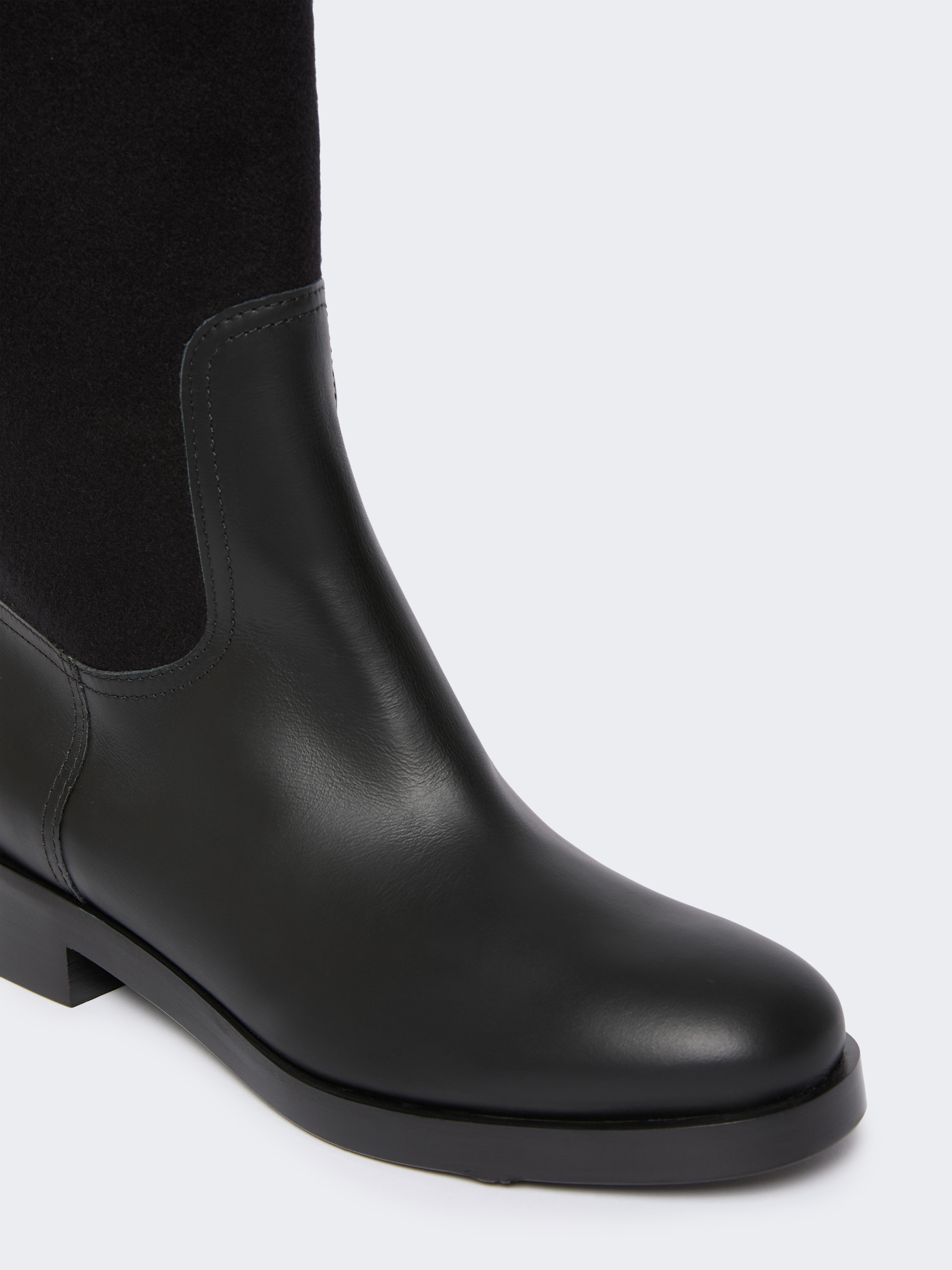 CAVALIEREWK Camel and leather boots - 4