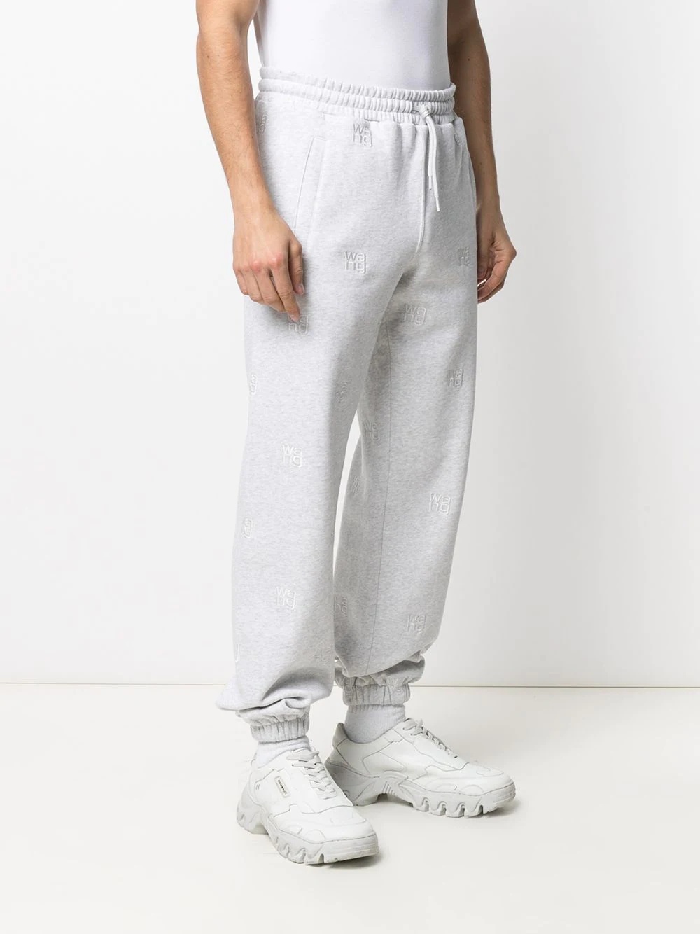 all-over logo track pants - 4