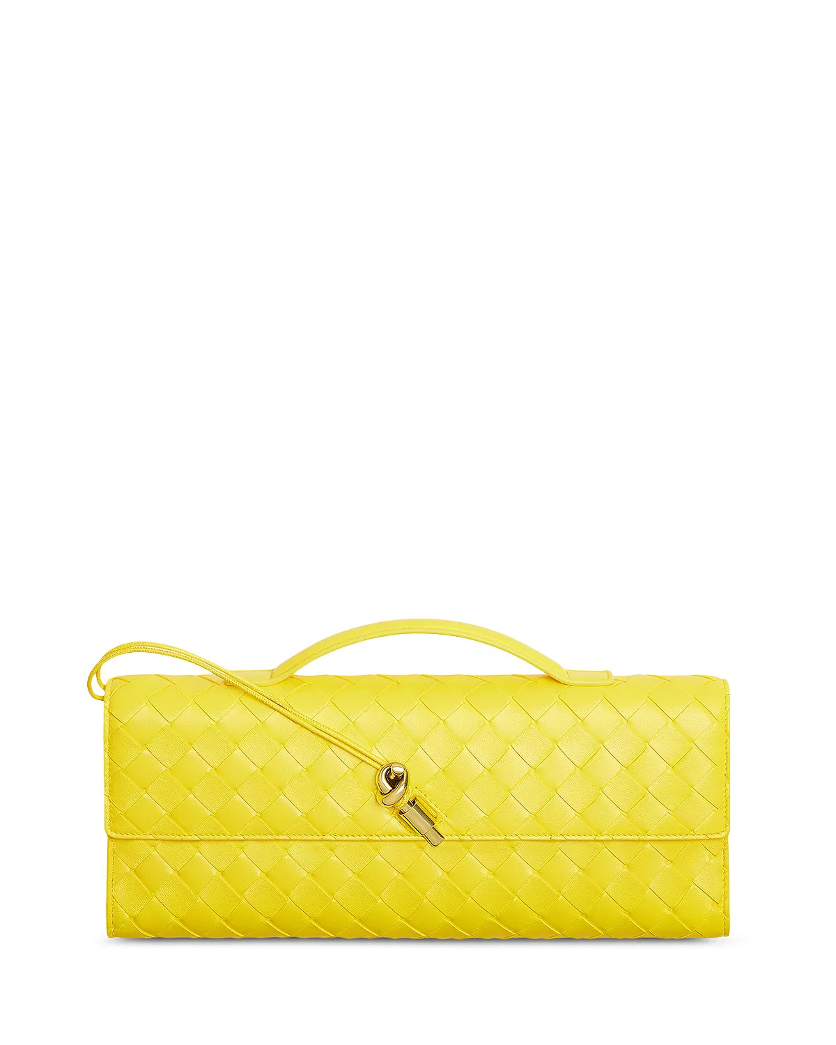Andiamo Intrecciato Leather Clutch - 1