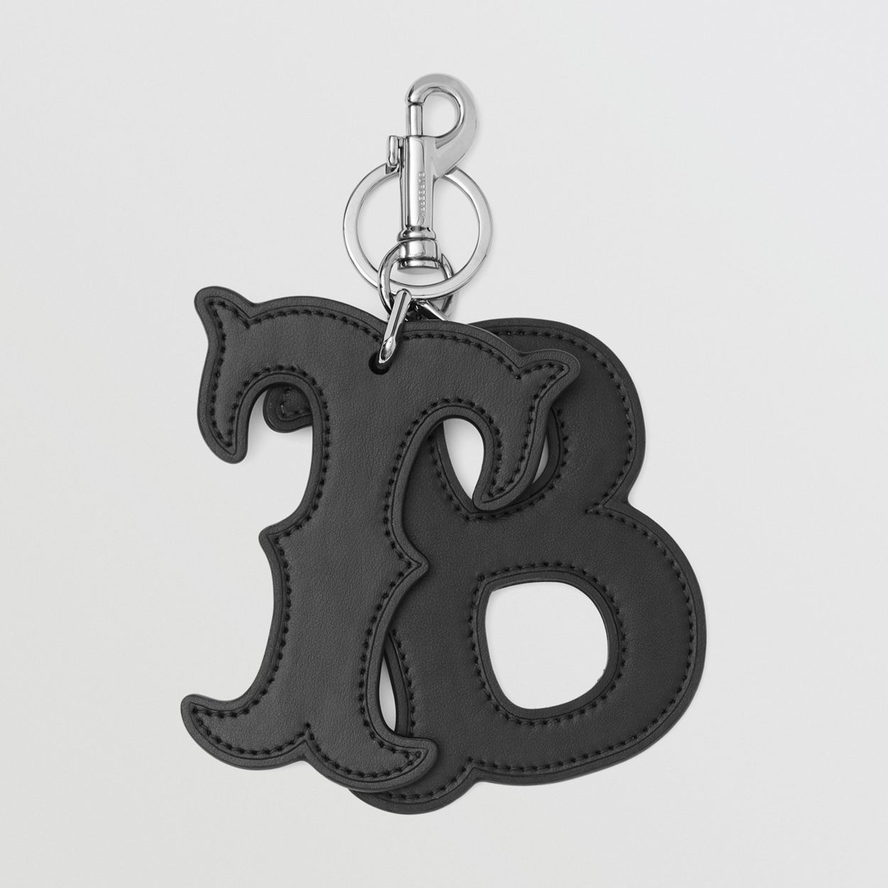 Letter Motif Leather Key Charms - 1