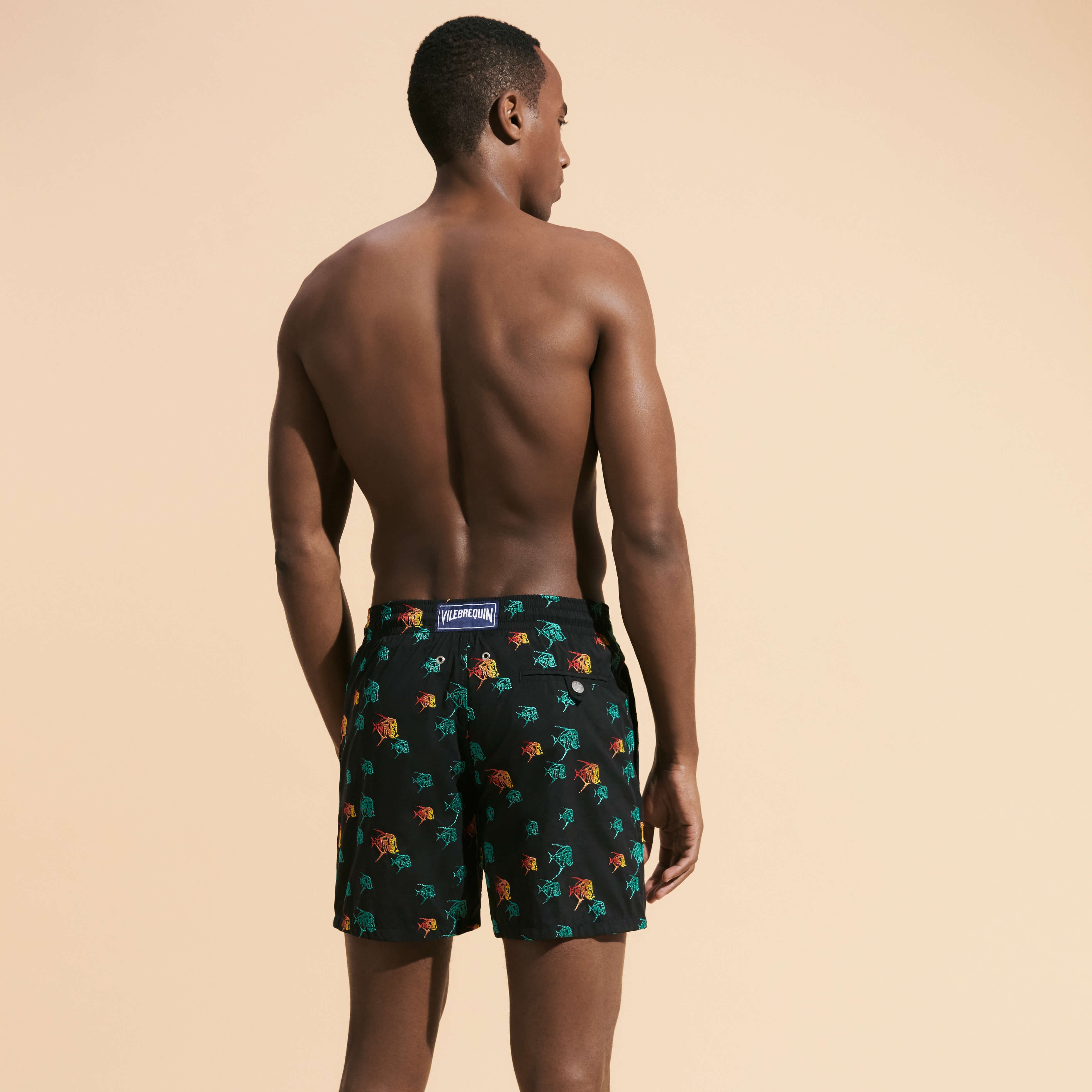 Men Swim Trunks Embroidered Piranhas - Limited Edition - 4