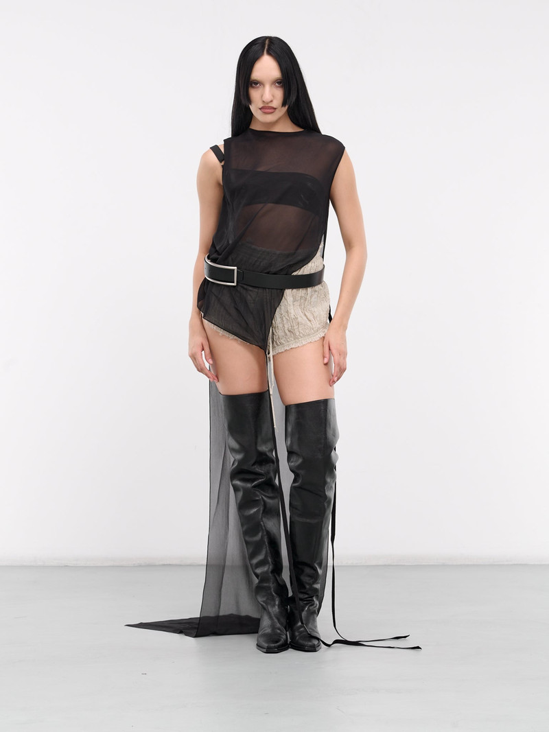 Ann Demeulemeester Zira Asymmetric Draped Top outlook