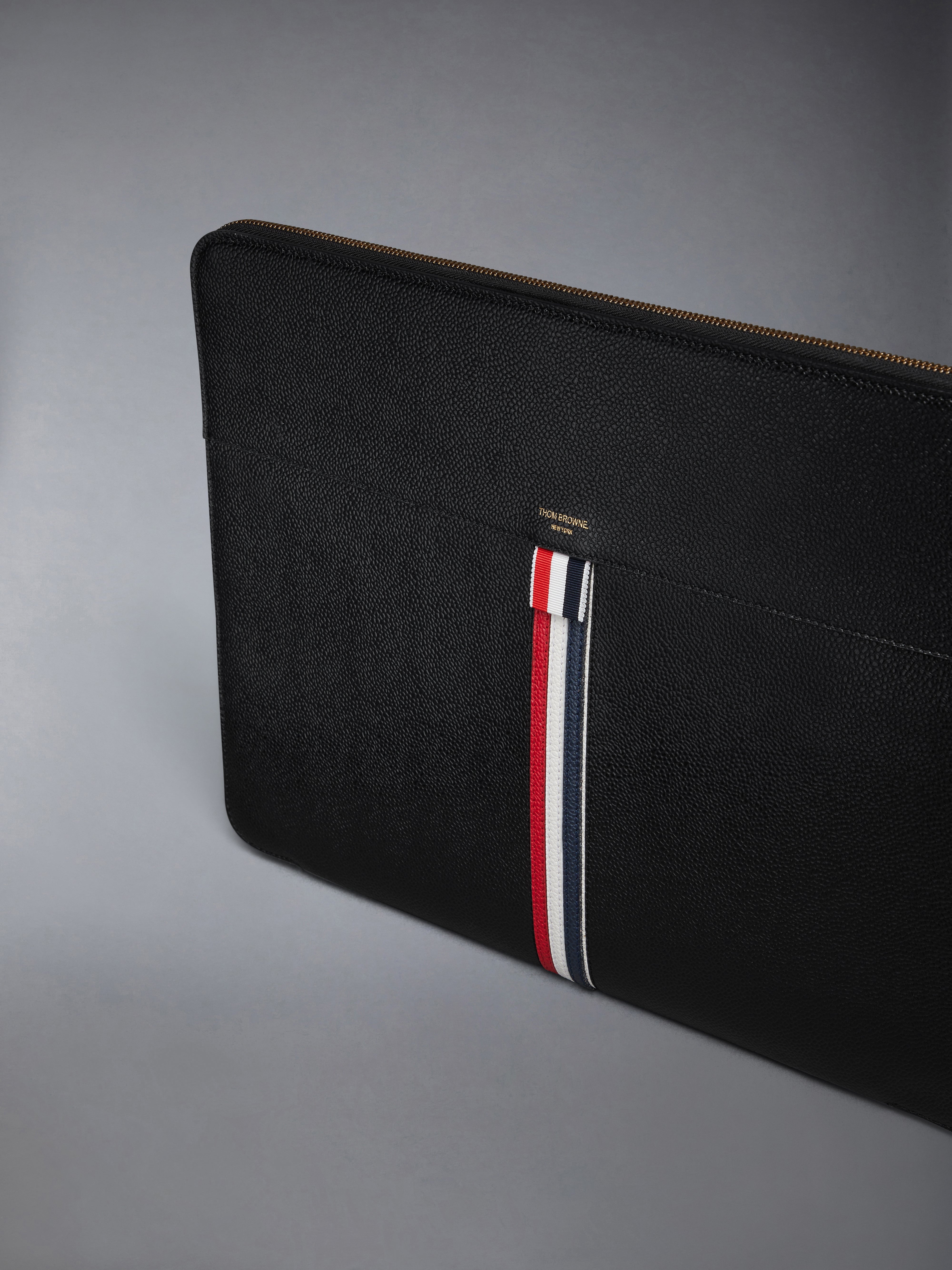 PEBBLE GRAIN ZIP AROUND FOLIO - 3