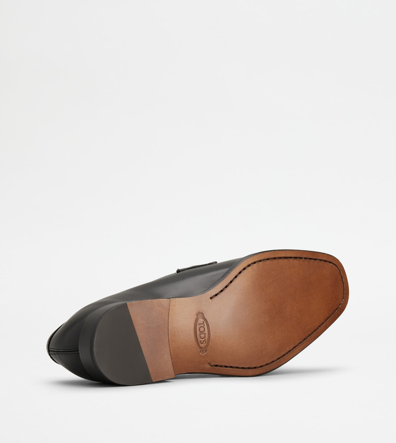 LOAFERS IN LEATHER - BLACK 5