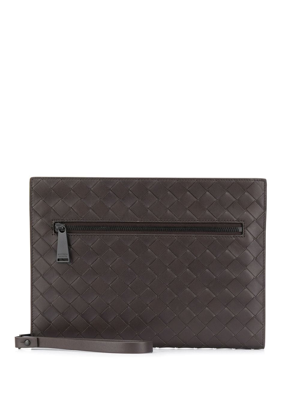 intrecciato weave clutch - 1